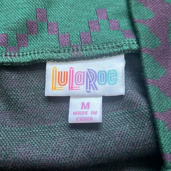 Green and Purple Pencil Skirt - Picture 4 of 6